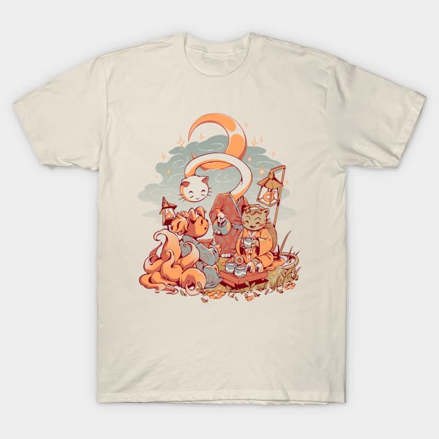 Night Tea T-Shirt by Ilustrata